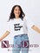 6-PACK Women's Crop Top T-shirt - WHITE Sublimation Blank - Neil & David
